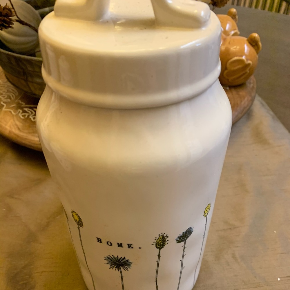 Rae Dunn home lime canister large